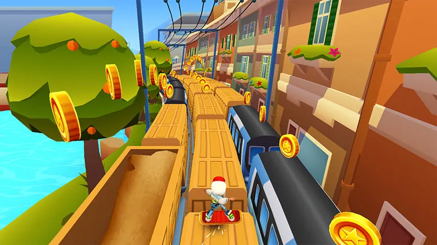 Game Subway Surfers Zurich online. Play for free