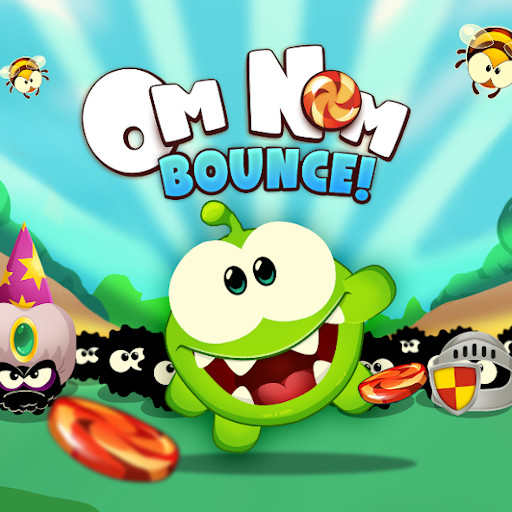 Om Nom Bounce - Click Jogos