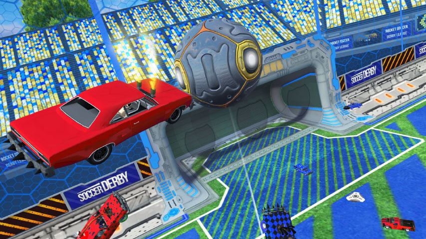 Experience matchday in @Rocket League Official. ⚽️💥 Download